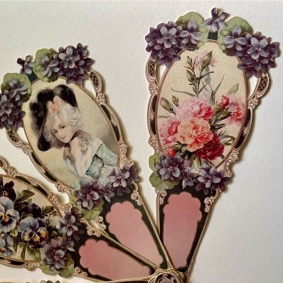 Gallery Graphics Reproduction 1912 Victorian Women Hand Held Fan Card-stock - Picture 9 of 15